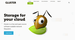 Desktop Screenshot of gluster.org