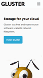 Mobile Screenshot of gluster.org
